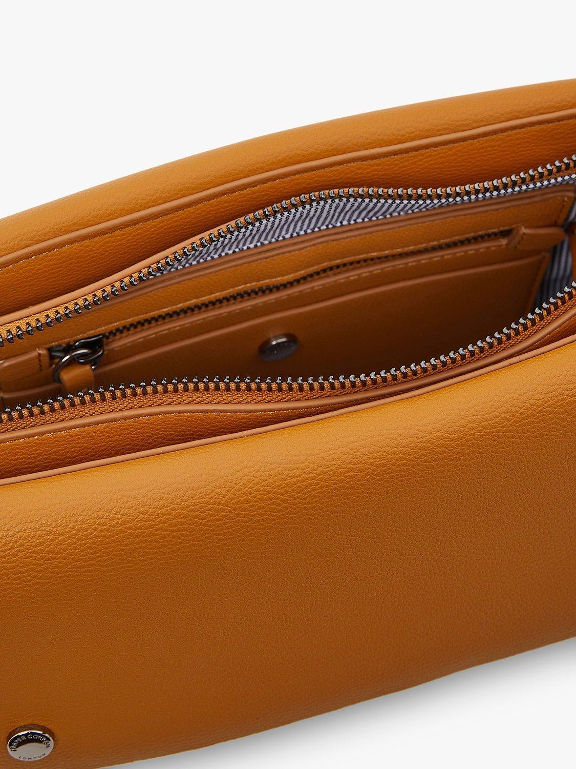 Product image 5 of 5, which shows Jasper Conran London Dahlia Faux Leather Crossbody Camera Bag, Mustard