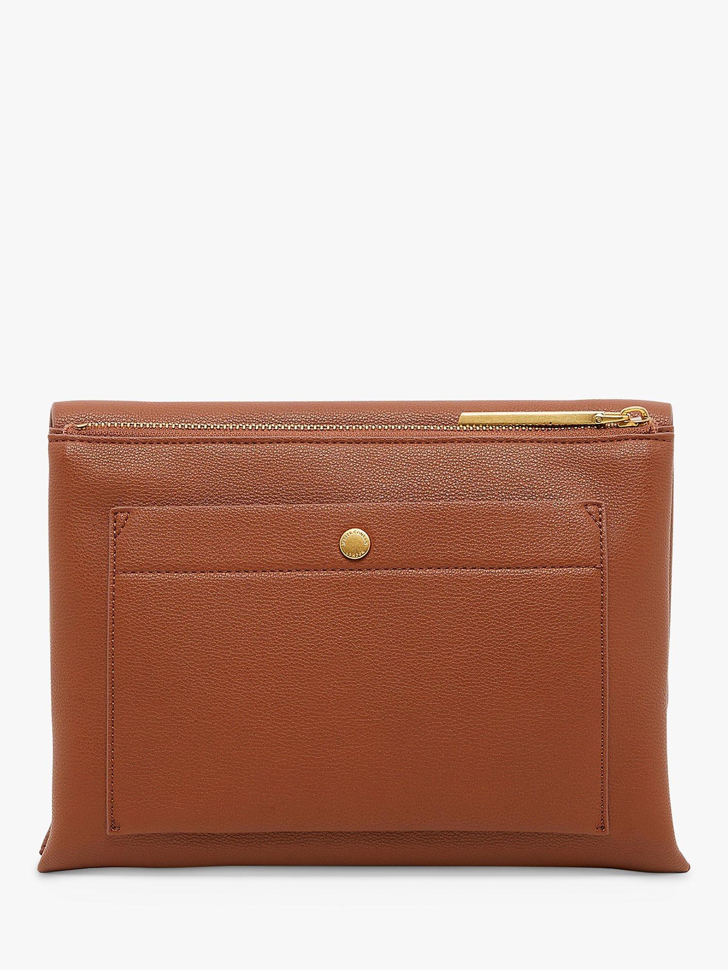 Product image 3 of 6, which shows Jasper Conran London Dahlia Faux Leather Crossbody Bag, Tan