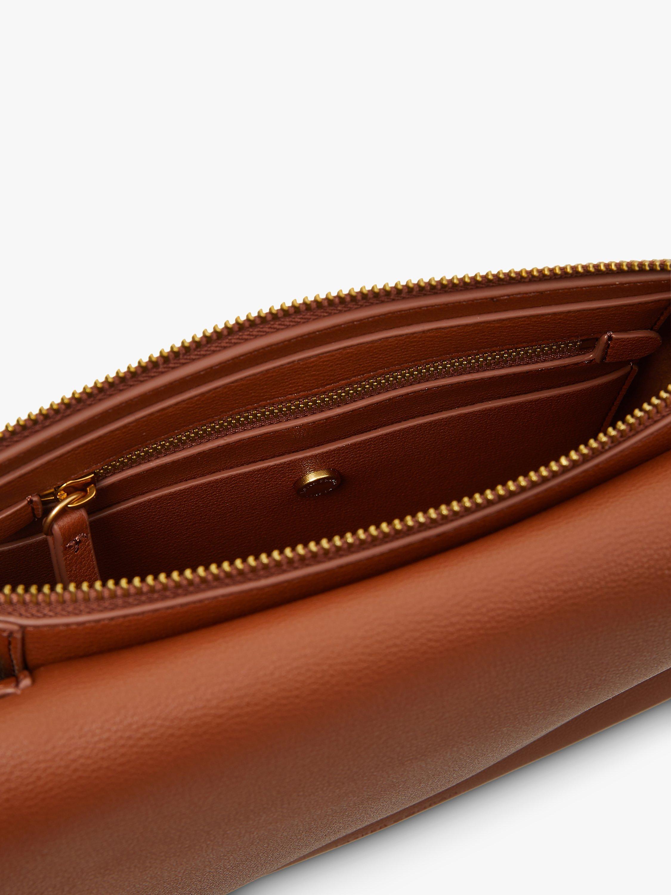 Product image 4 of 6, which shows Jasper Conran London Dahlia Faux Leather Crossbody Bag, Tan