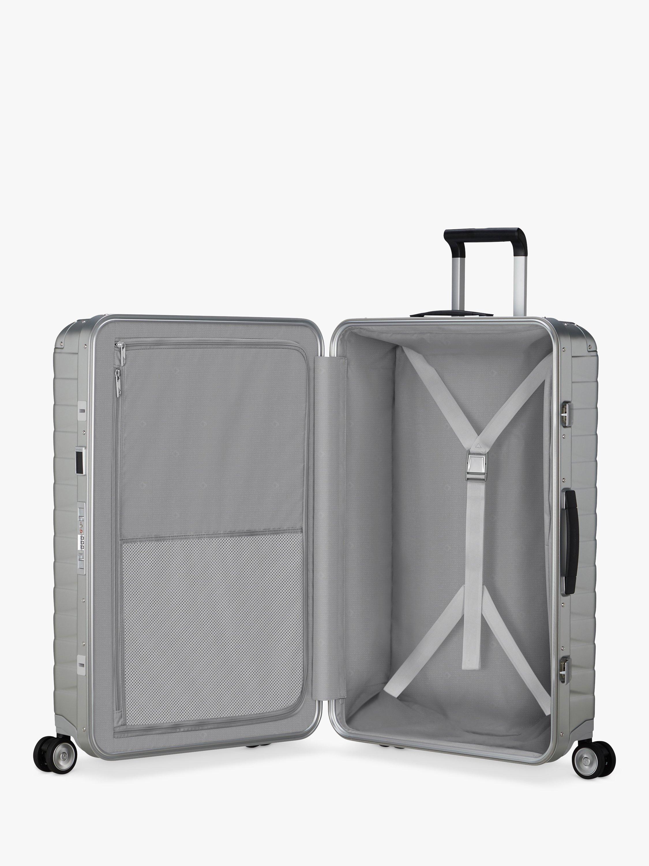 Samsonite Proxis Aluminium Spinner 4 Wheel 76cm Large Suitcase Aluminium