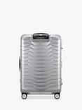 Samsonite Proxis Aluminium Spinner 4-Wheel 69cm Medium Suitcase, Aluminium