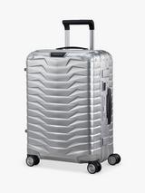 Samsonite Proxis Aluminium Spinner 4 Wheel 69cm Medium Suitcase Aluminium