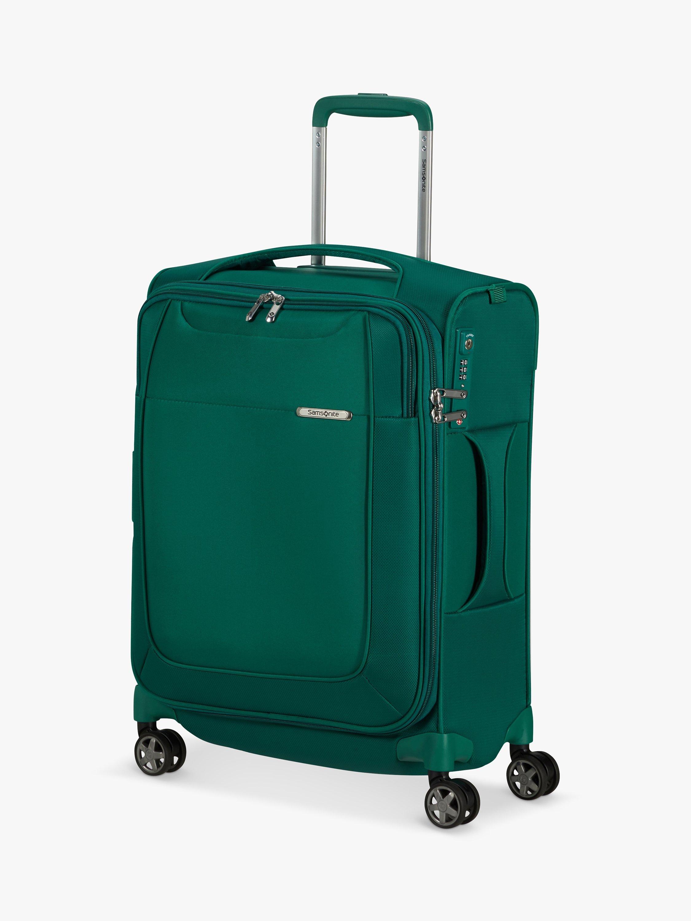 Samsonite D'lite 4-Wheel 55cm Expandable Cabin Case, Pine Green
