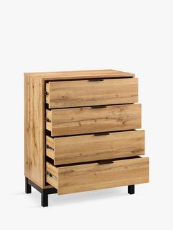 Julian Bowen Bali 4 Drawer Chest, Oak - view 2, Oak