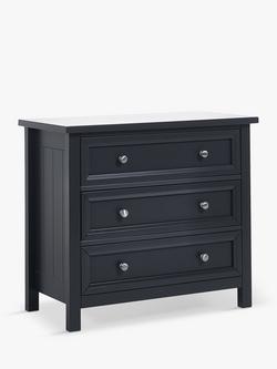 Julian Bowen Maine 3 Drawer Chest, Anthracite