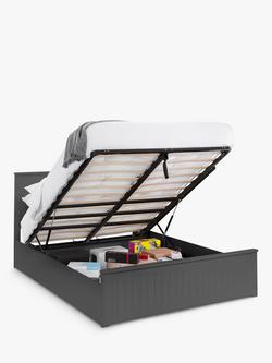 Julian Bowen Maine Ottoman Bed Frame, Double - view 2, Anthracite