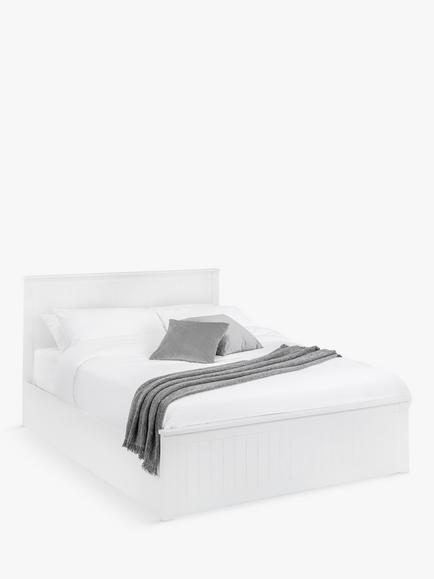 Julian Bowen Maine Ottoman Bed Frame, Double, Surf White