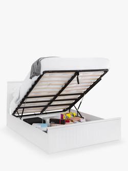 Julian Bowen Maine Ottoman Bed Frame, Double - view 2, Surf White