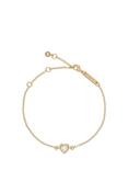 Ted Baker Hansaa Crystal Heart Adjustable Bracelet