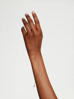 Ted Baker Hansaa Crystal Heart Adjustable Bracelet - view 2, Gold