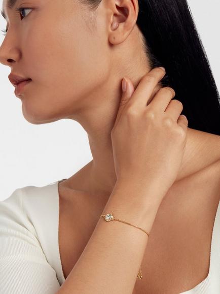 Ted Baker Soleta Solitaire Sparkle Crystal Bracelet - view 2, Gold