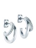 Ted Baker Helias Crystal Double Hoop Earrings