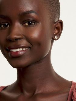 Ted Baker Han Crystal Heart Stud Earrings - view 2, Gold