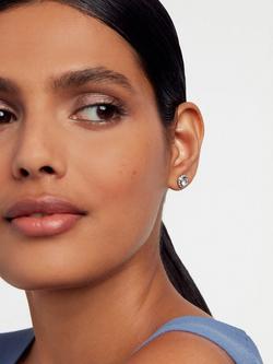 Ted Baker Soletia Solitaire Sparkle Crystal Stud Earrings - view 2, Silver/Clear