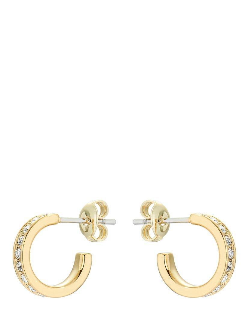 Ted Baker Seenita Small Crystal Hoop Earrings, Gold