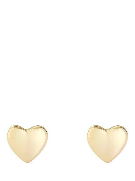 Ted Baker Harly Tiny Heart Stud Earrings, Gold