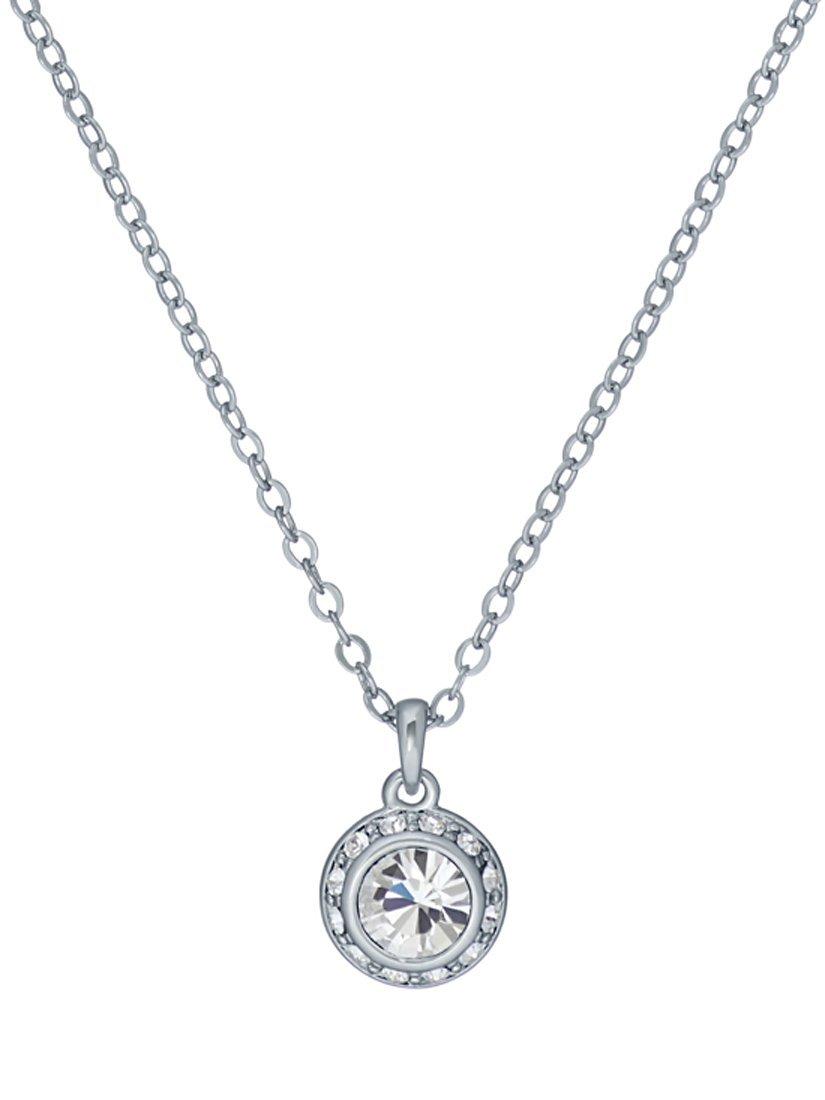 Ted Baker Soltell Solitaire Sparkle Crystal Pendant Necklace