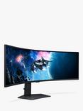 Samsung Odyssey G9 LS49CG954EUXXU Dual QHD Curved Ultrawide Gaming Monitor, 49”, Black