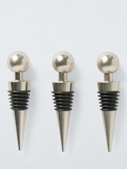 John Lewis Wine Bottle Stopper, Set of 3, 