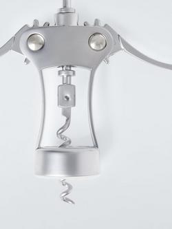 John Lewis Stainless Steel Deluxe Winged Corkscrew - view 2, 