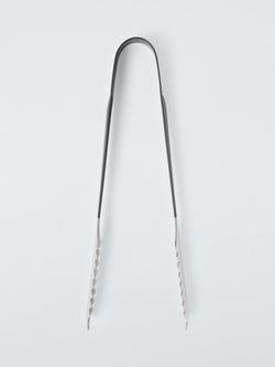 John Lewis Soft Grip Stainless Steel Ice Cube Tongs, 