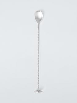 John Lewis Stainless Steel Cocktail Spoon, 
