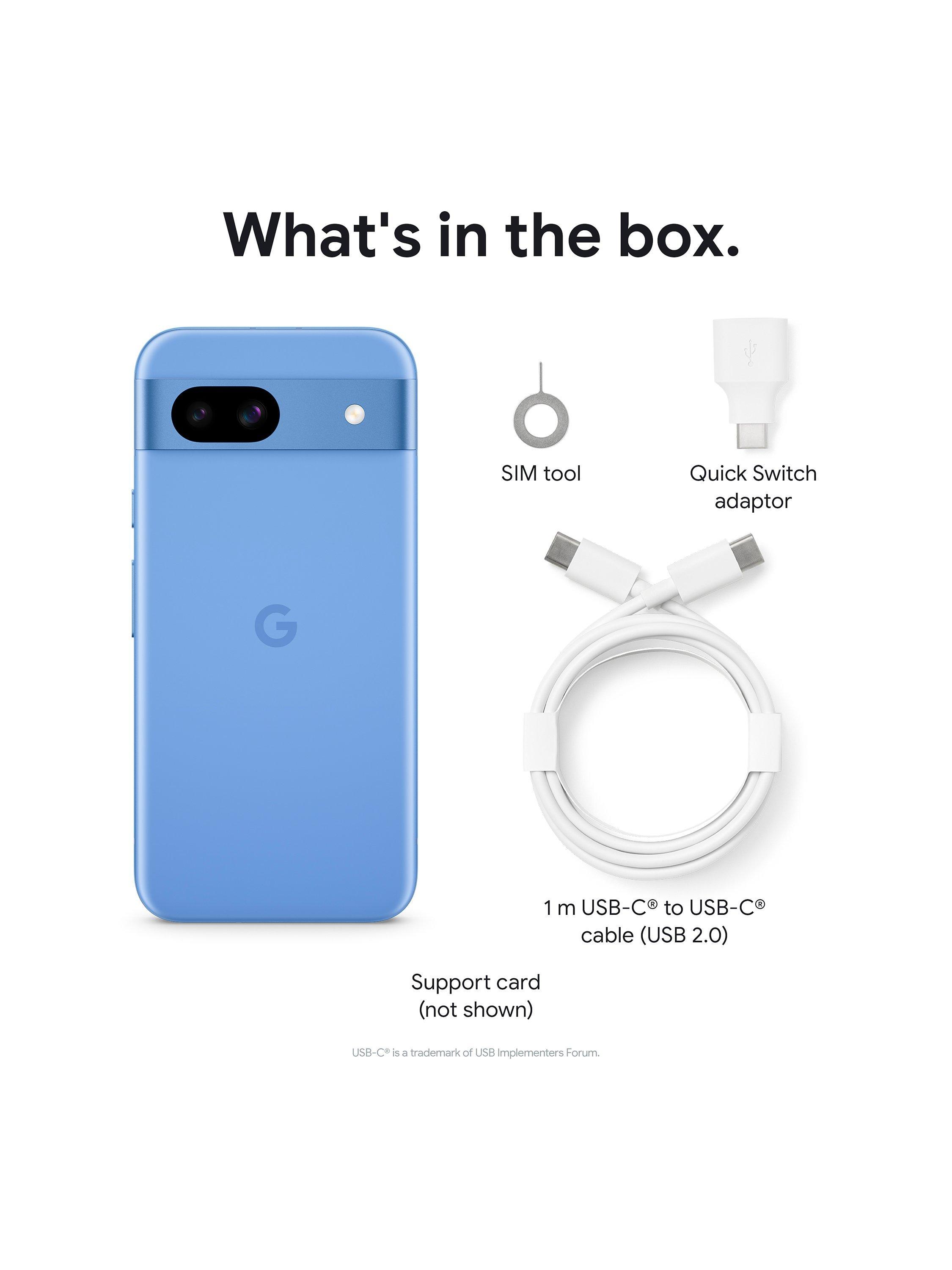 Google Pixel 8a Smartphone, Android, 6.1”, 5G, SIM Free Google Pixel 8a Smartphone, Android, 6.1”, 5G, SIM Free