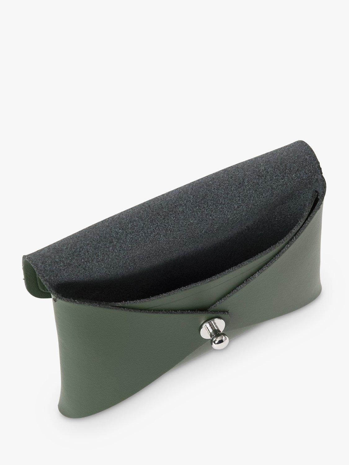Product image 2 of 5, which shows Cambridge Satchel Mini Leather Purse, Racing Green