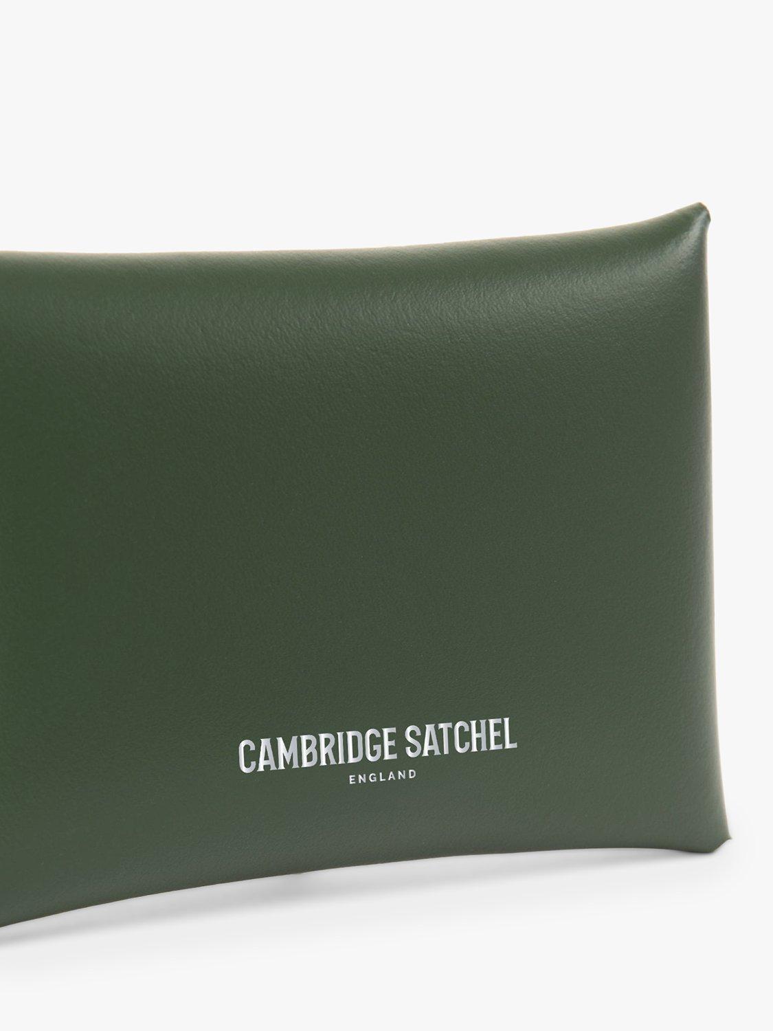 Product image 5 of 5, which shows Cambridge Satchel Mini Leather Purse, Racing Green