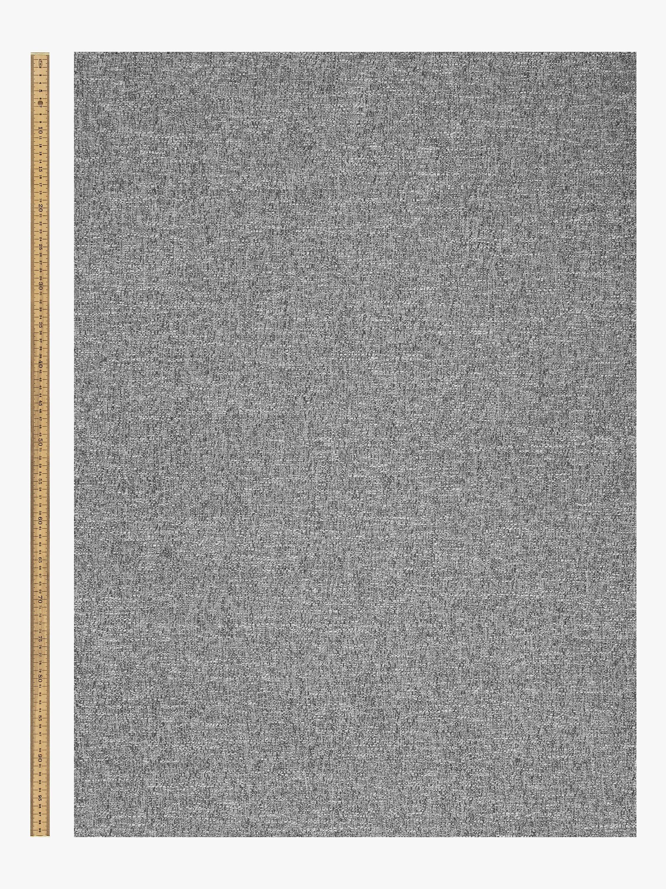 John Lewis Tonal Weave Fabric, Steel, Price Band C