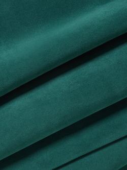 John Lewis Easy Clean Plush Velvet Fabric, Teal, Price Band B - view 2, Plushvelvet Kingfish
