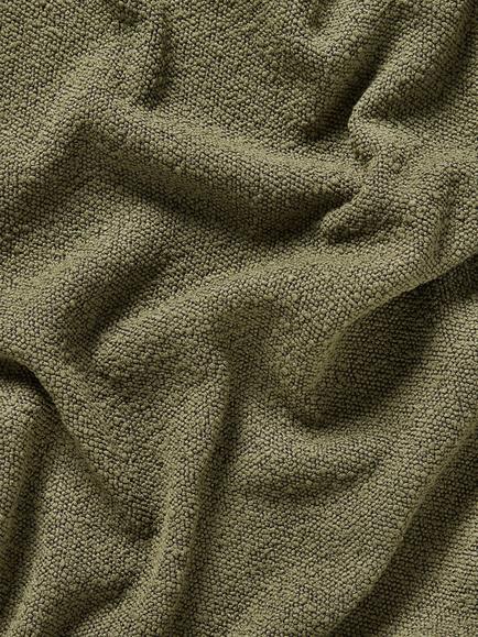 John Lewis Boucle Fabric, Olive Green, Price Band B - view 2, Copenhagen 502