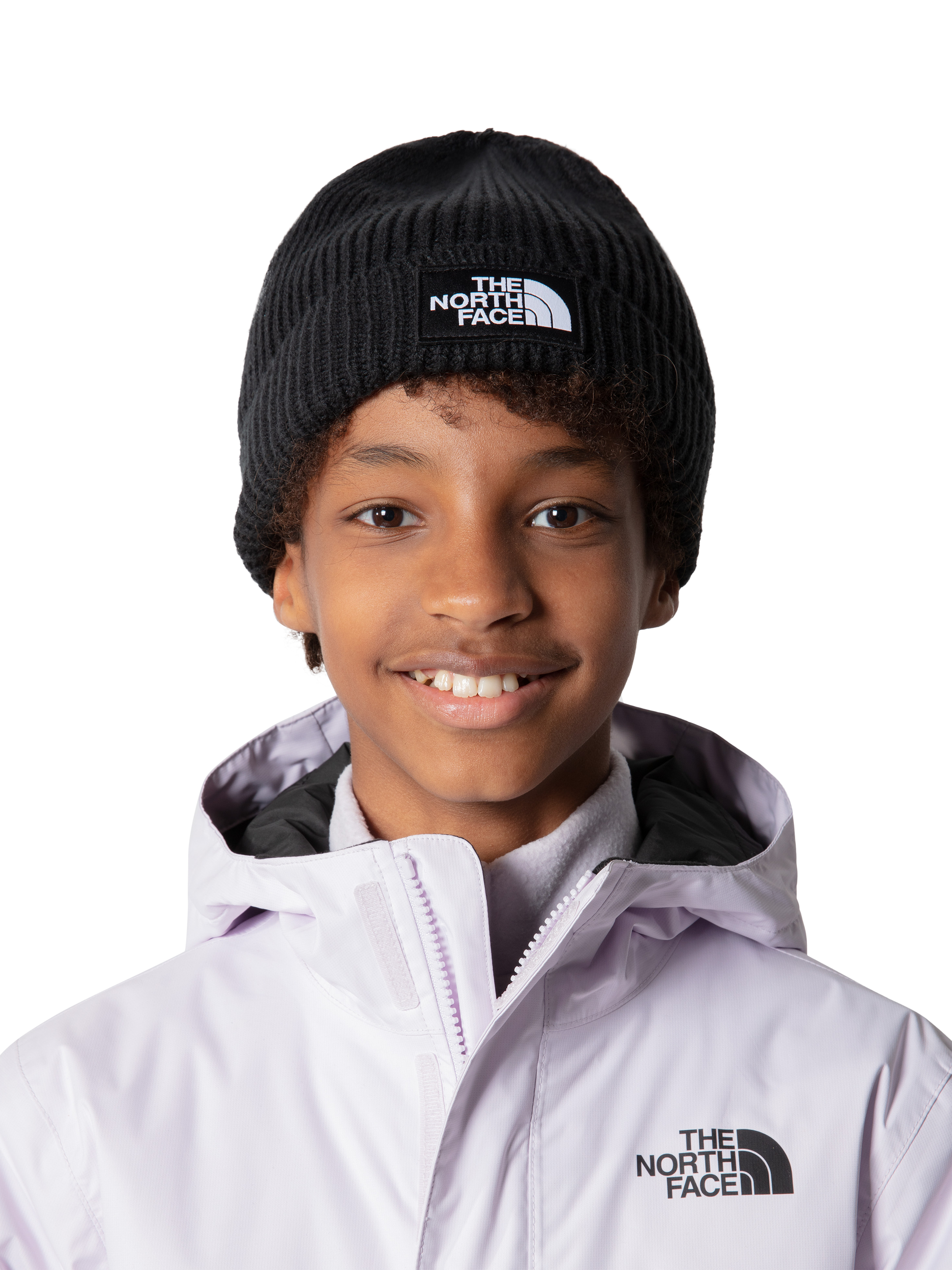 The North Face Kids Logo Beanie Black