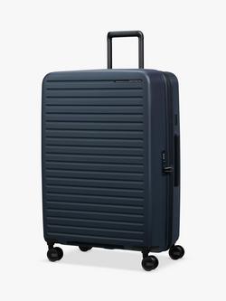 Samsonite Restackd 68cm Expandable 4-Wheel Medium Suitcase, 71/79L, Midnight