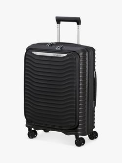 Samsonite Upscape Spinner 4-Wheel 55cm Expandable Cabin Case, Black