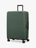 Samsonite Restackd 4-Wheel Spinner 68cm Expandable Medium Suitcase, 71/79L, Sage