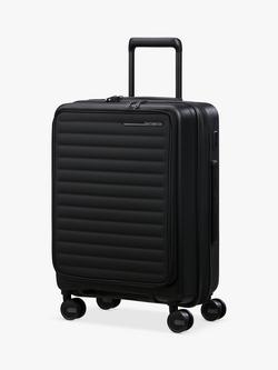 Samsonite Restackd 55cm Easy Access Expandable 4-Wheel Cabin Case, 42/48L, Black