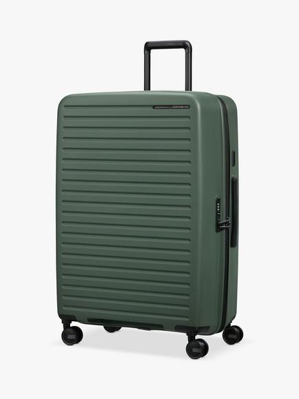 Samsonite Restackd 75cm Expandable 4-Wheel Large Suitcase, 99/109L, Sage