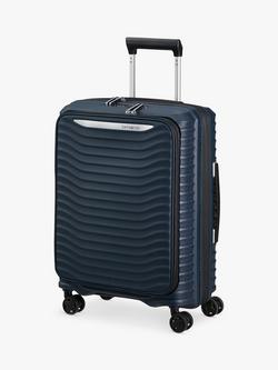 Samsonite Upscape Spinner 4-Wheel 55cm Expandable Cabin Case, Blue Nights