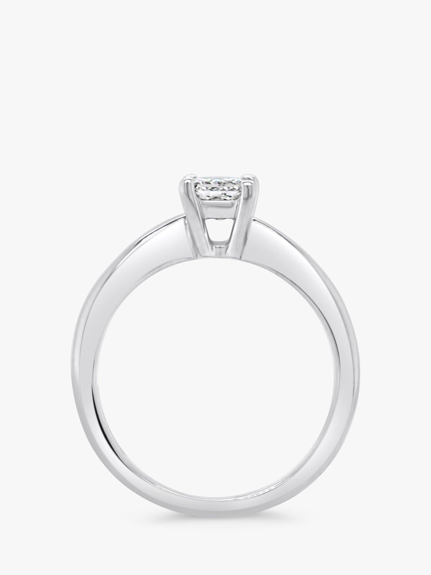 Product image 4 of 7, which shows Milton & Humble Jewellery Pre-Loved 18ct White Gold Diamond Engagement Ring