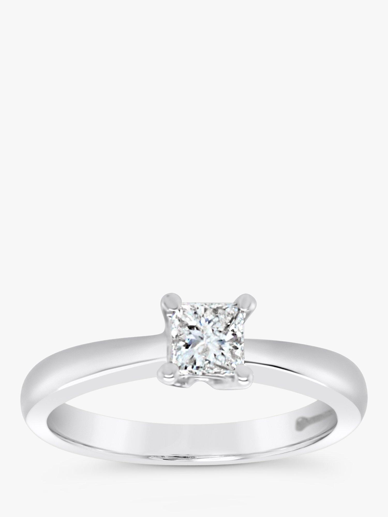Product image 5 of 7, which shows Milton & Humble Jewellery Pre-Loved 18ct White Gold Diamond Engagement Ring