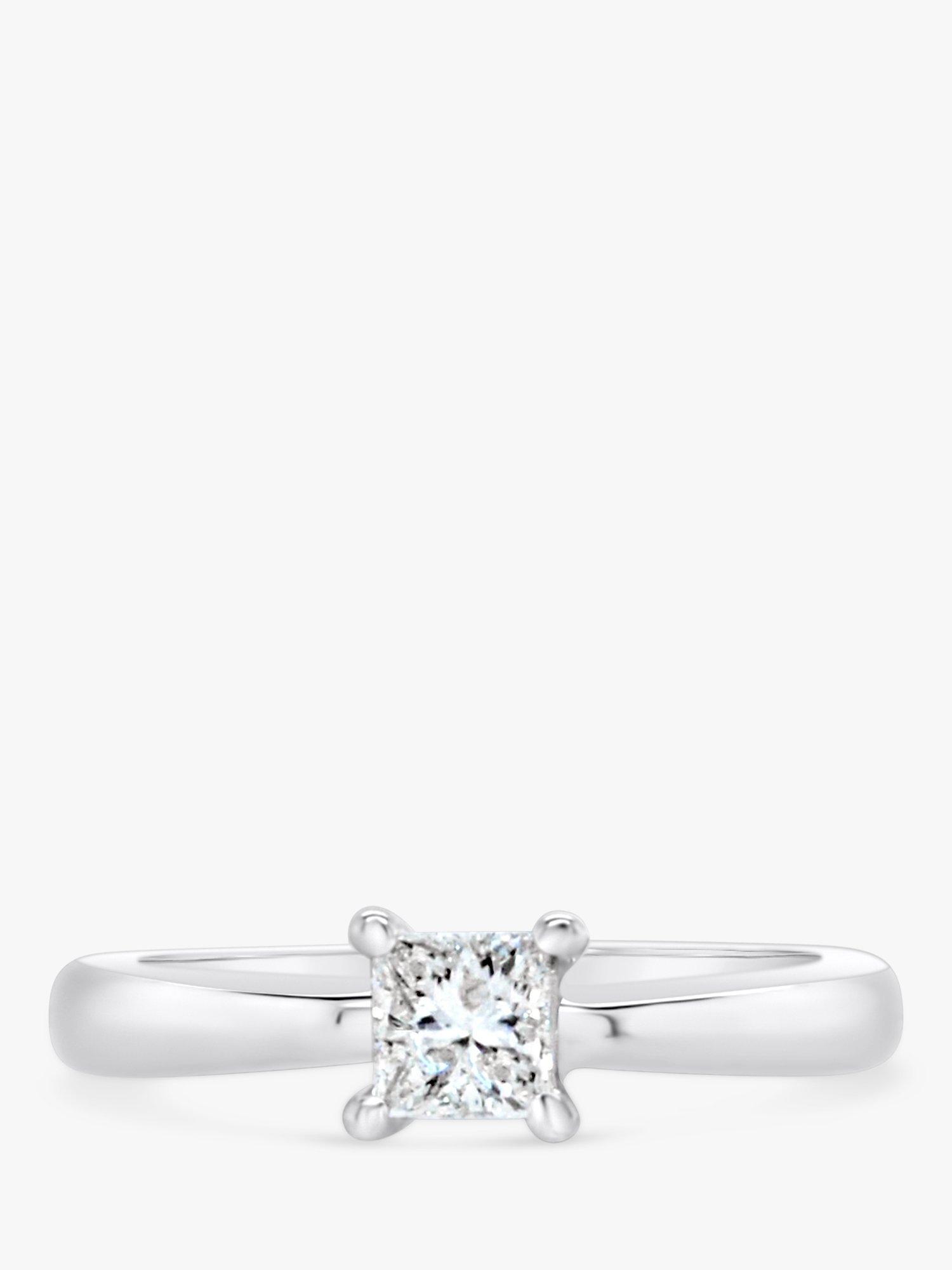 Product image 6 of 7, which shows Milton & Humble Jewellery Pre-Loved 18ct White Gold Diamond Engagement Ring
