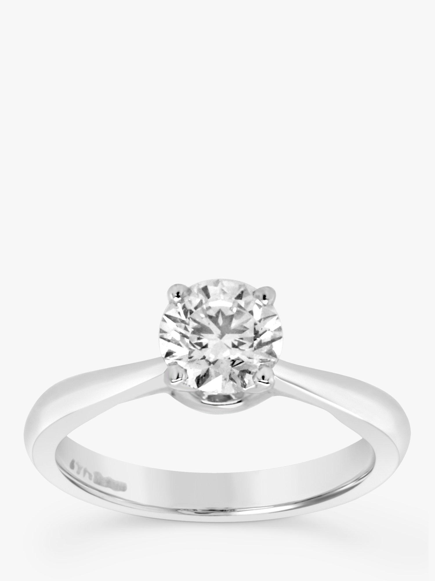 Product image 2 of 4, which shows Milton & Humble Jewellery Pre-Loved Platinum Diamond Solitaire Engagement Ring