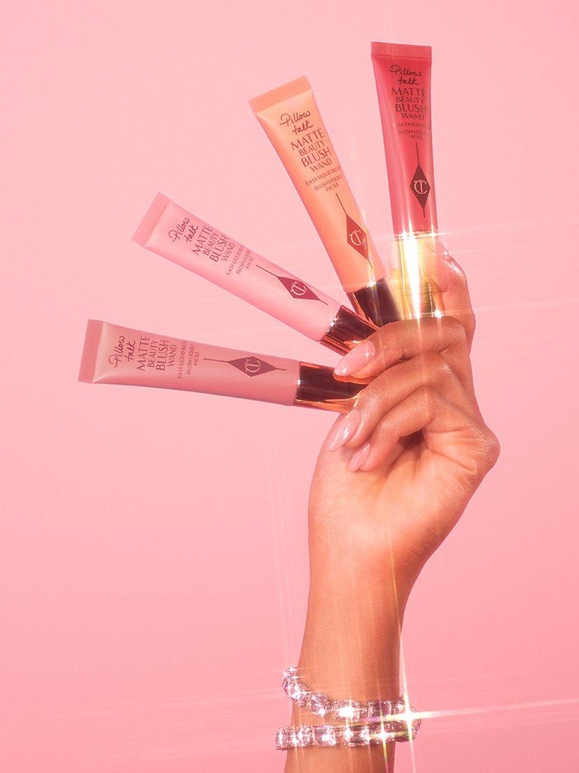 Product image 6 of 7, which shows Charlotte Tilbury Pillow Talk Matte Beauty Blush Wand, Pillow Talk