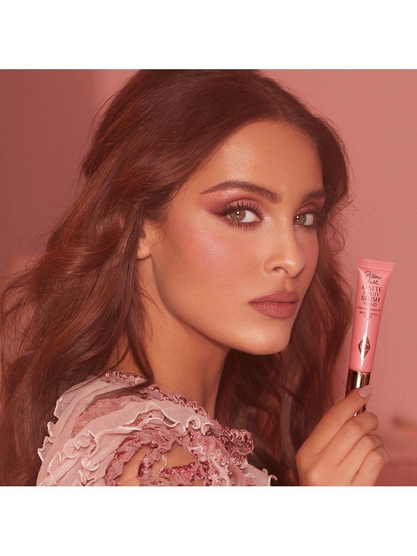 Product image 7 of 7, which shows Charlotte Tilbury Pillow Talk Matte Beauty Blush Wand, Pillow Talk