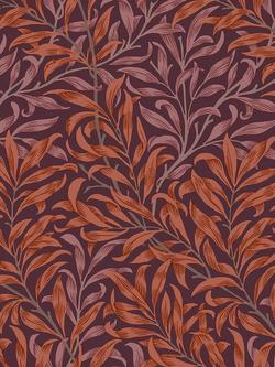 William Morris At Home Willow Bough Wallpaper, Plum