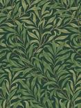 William Morris At Home Willow Bough Wallpaper, Deep Green