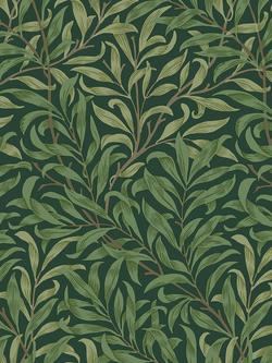 William Morris At Home Willow Bough Wallpaper, Deep Green
