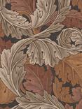 William Morris At Home Acanthus Wallpaper, Burnt Orange