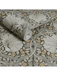 William Morris At Home Pimpernel Wallpaper, Grey